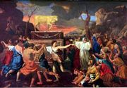 Die Anbetung des Goldenen Kalbes (Nicolas Poussin)